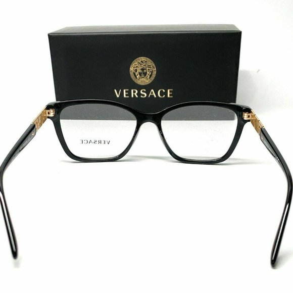 Versace Golden 54mm Crystal Eyeglasses - Picture 4 of 4
